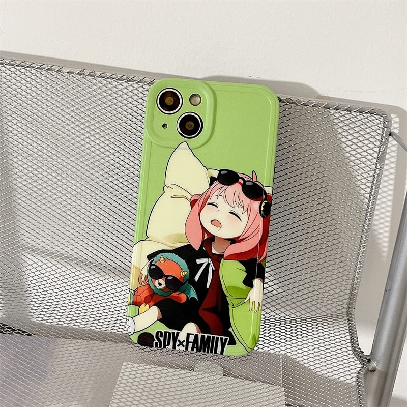 SPY×FAMILY Green Anya IPhone case