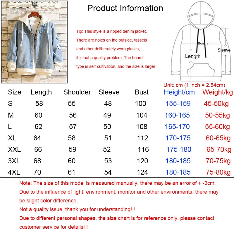 Attack on Titan Denim Jacket Women/Men Jeans Hoodie Sweatshirt