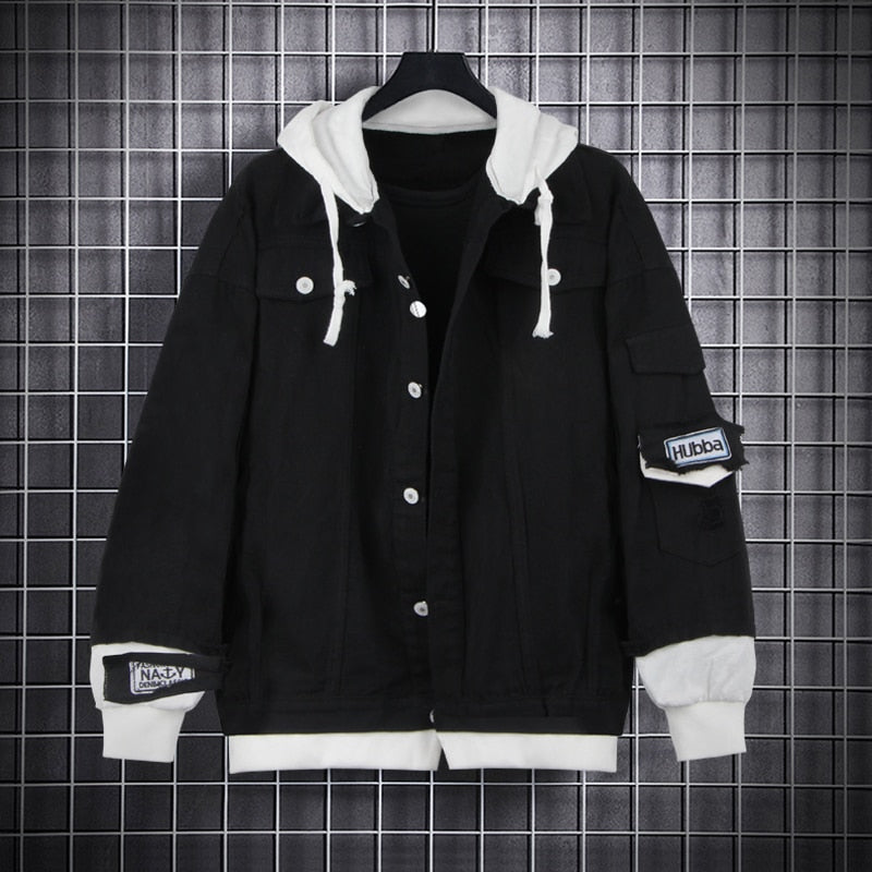 Attack On Titan Black Denim Jacket