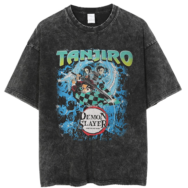 Tanjiro Oversized Vintage T Shirt