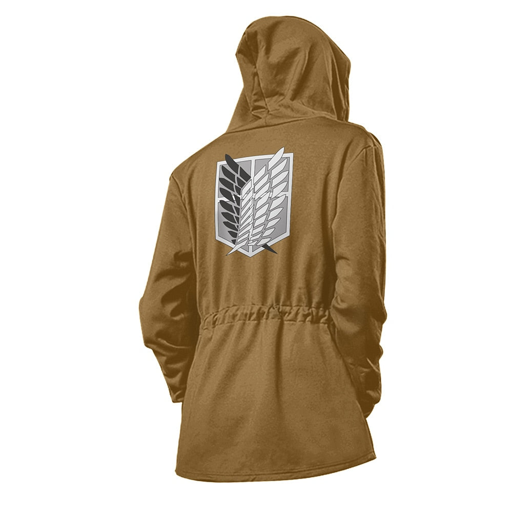 Attack On Titan Scout Regiment Cosplay Hoodie Jacket