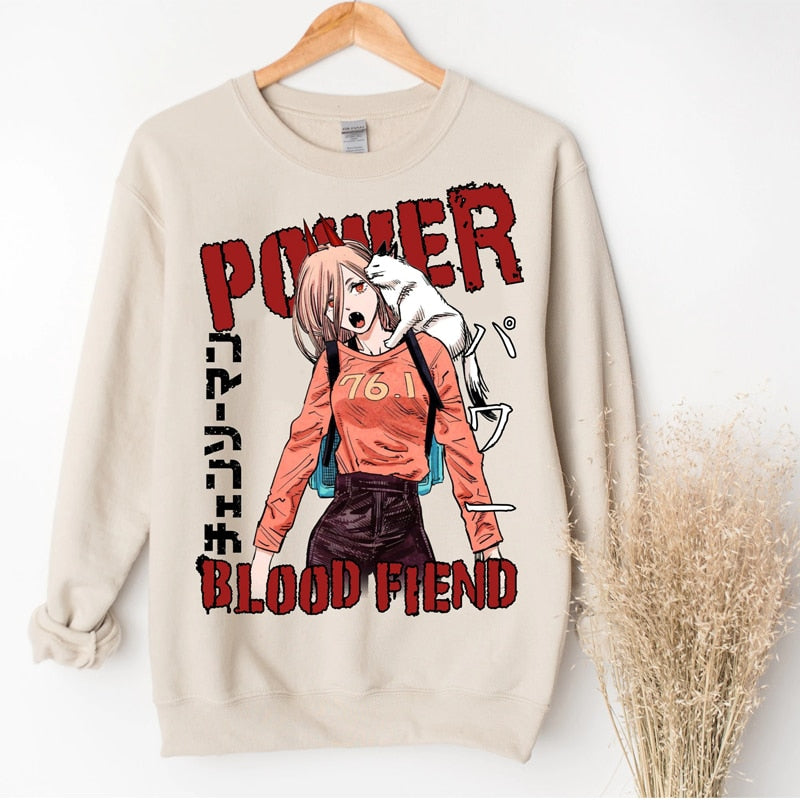 Chainsaw Man Power Sweater Crewneck