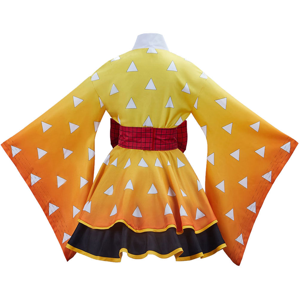 Tanjiro, Zenitsu Rengoku Womens Style Kimono Cosplay