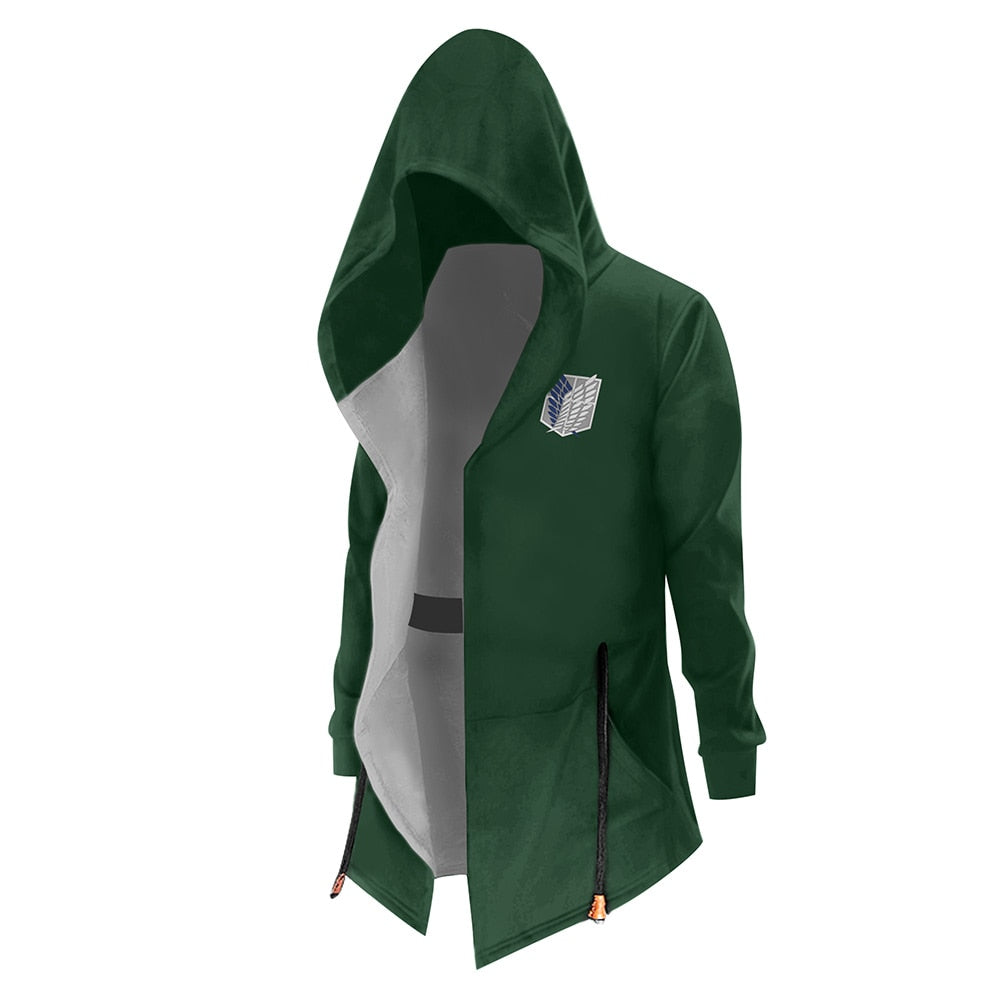 Attack On Titan Scout Regiment Cosplay Hoodie Jacket