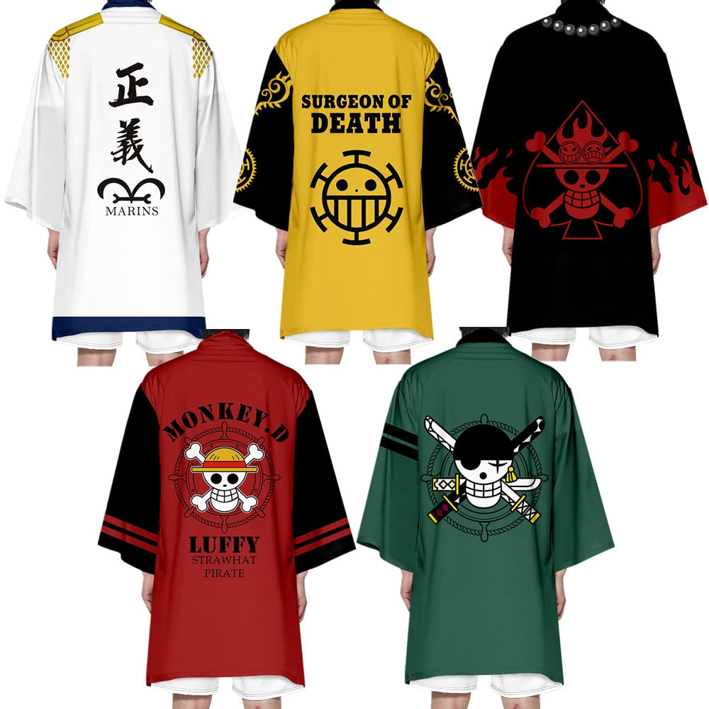 One Piece Haori Shirts