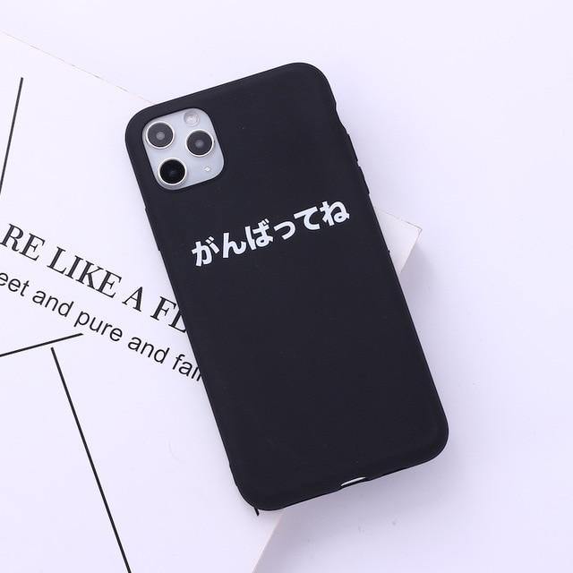 Minimalist Japanese Harajuku Manga Phone Case - animeweebcity