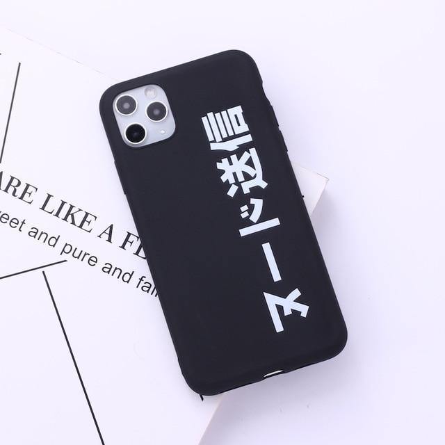 Minimalist Japanese Harajuku Manga Phone Case - animeweebcity