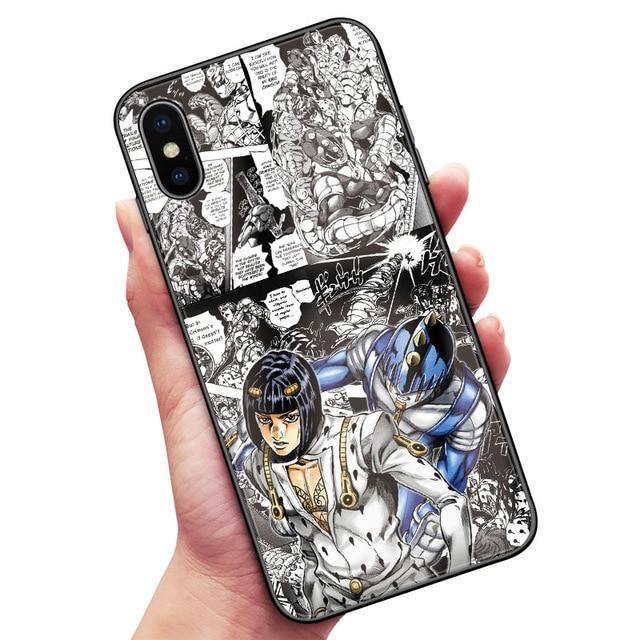 JoJo's Bizarre Adventure JoJo Anime Tempered Glass Phone Case For iPhone - animeweebcity