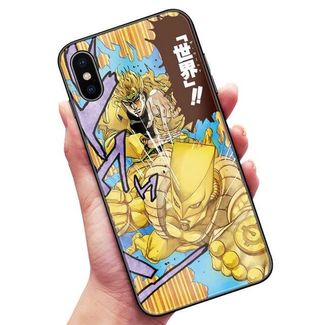 JoJo's Bizarre Adventure JoJo Anime Tempered Glass Phone Case For iPhone - animeweebcity