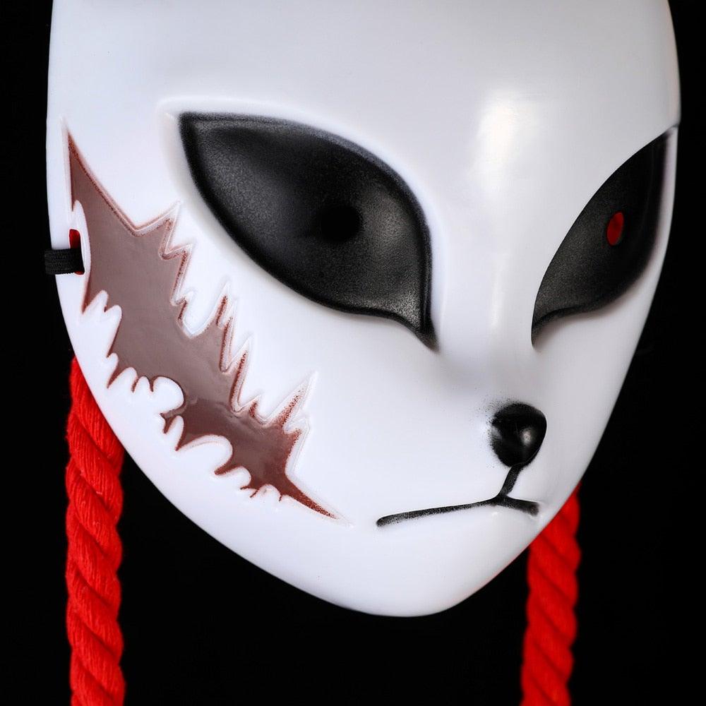 Anime Demon Slayer LED Cosplay Mask - animeweebcity