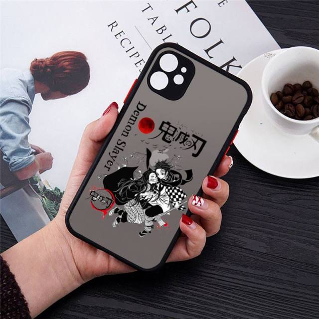 Tanjiro Nezuko Zenitsu and more IPhone Cases Matte