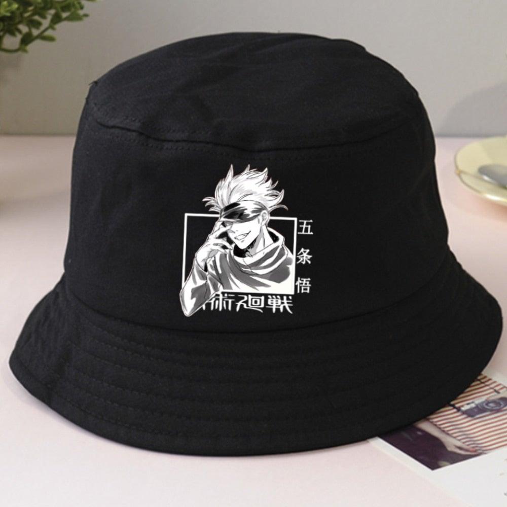 Anime Jujutsu Kaisen Satoru Gojo Bucket Hat - animeweebcity