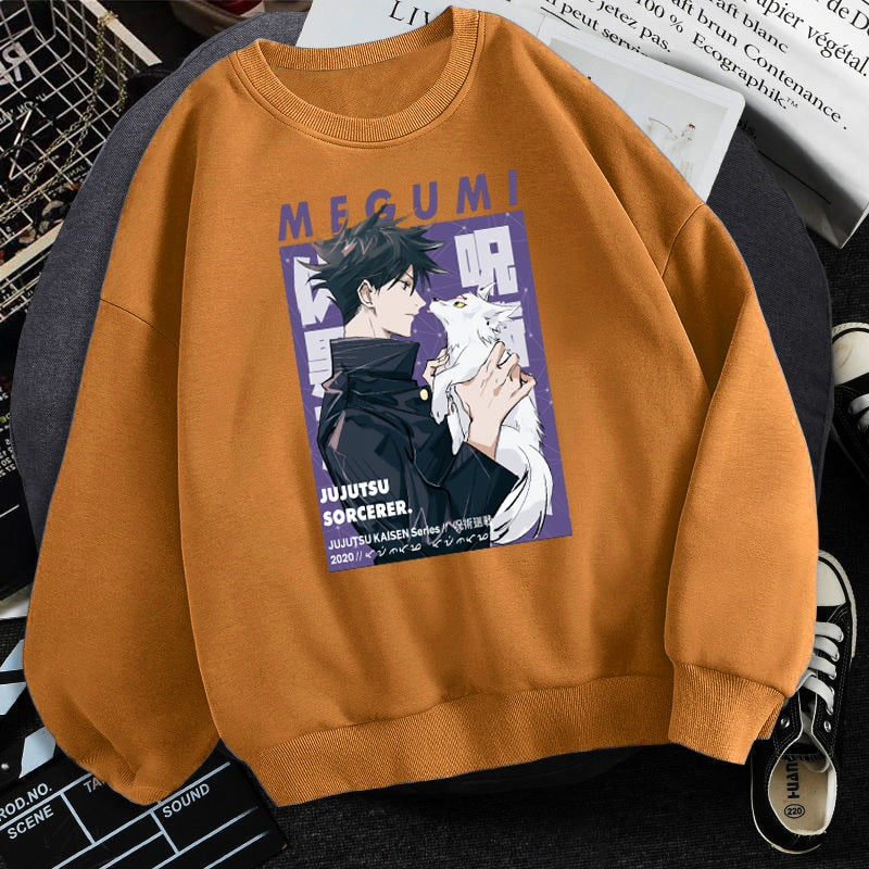 Jujutsu Kaisen Megumi Crewneck Sweater