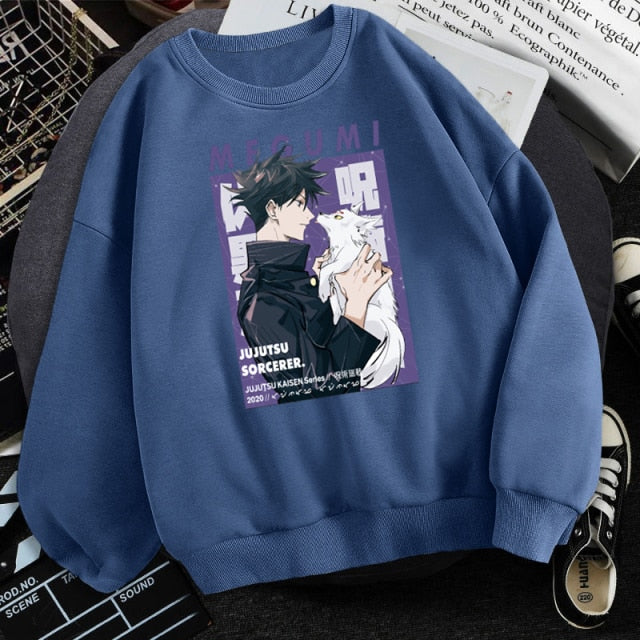 Jujutsu Kaisen Megumi Crewneck Sweater