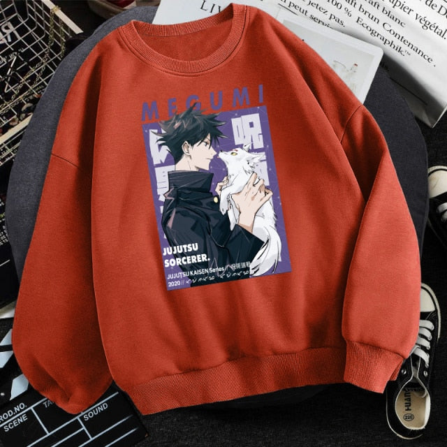 Jujutsu Kaisen Megumi Crewneck Sweater