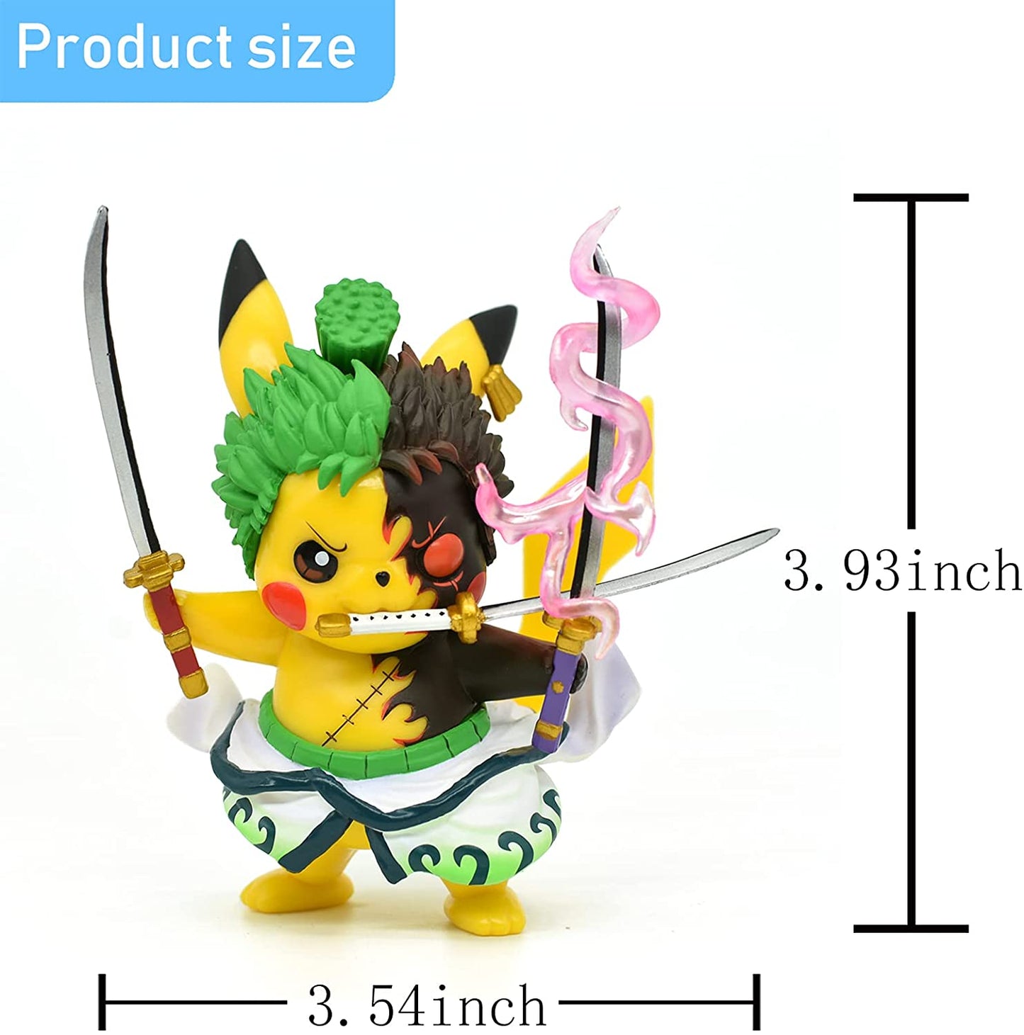 Pikachu Cosplay Roronoa Zoro Action Figure