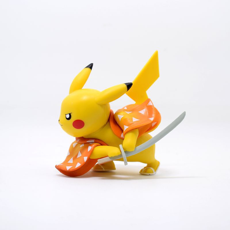 Pikachu Cosplay Agatsuma Zenitsu Figure