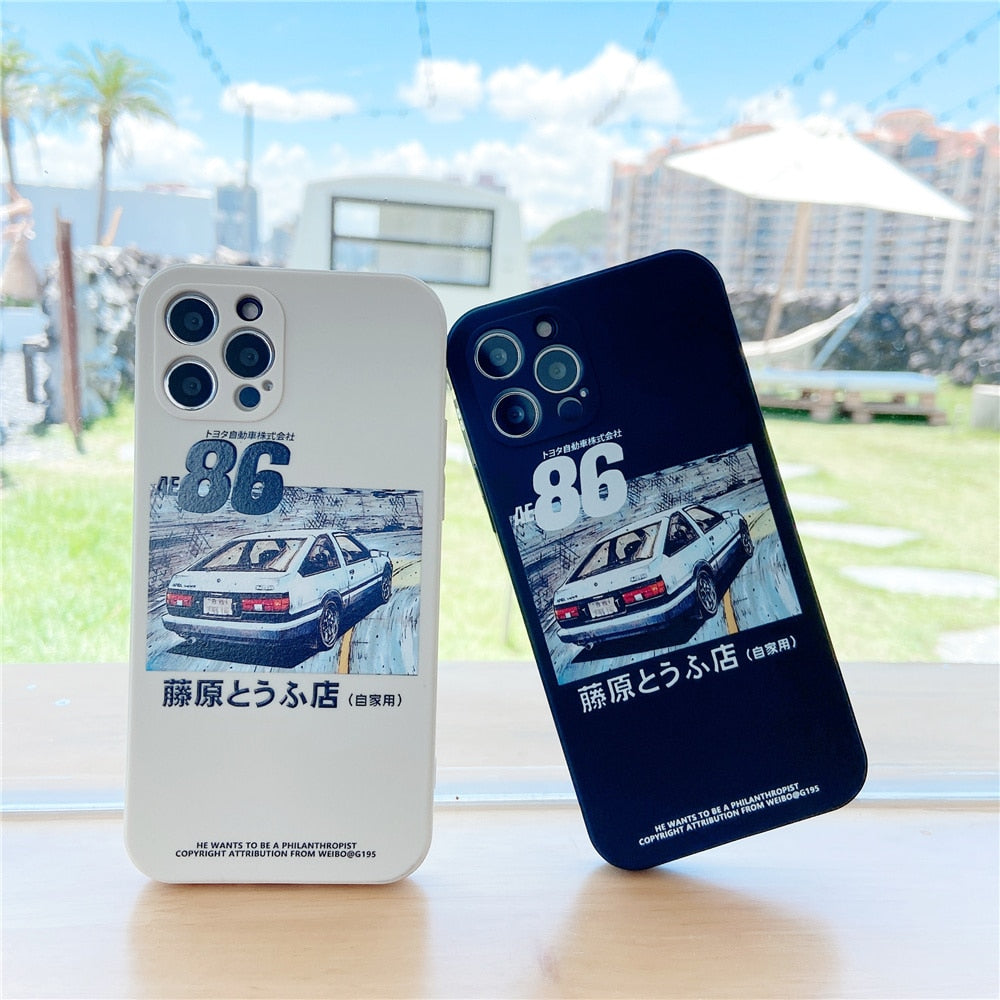 Initial D AE86 Tail Light IPhone Case